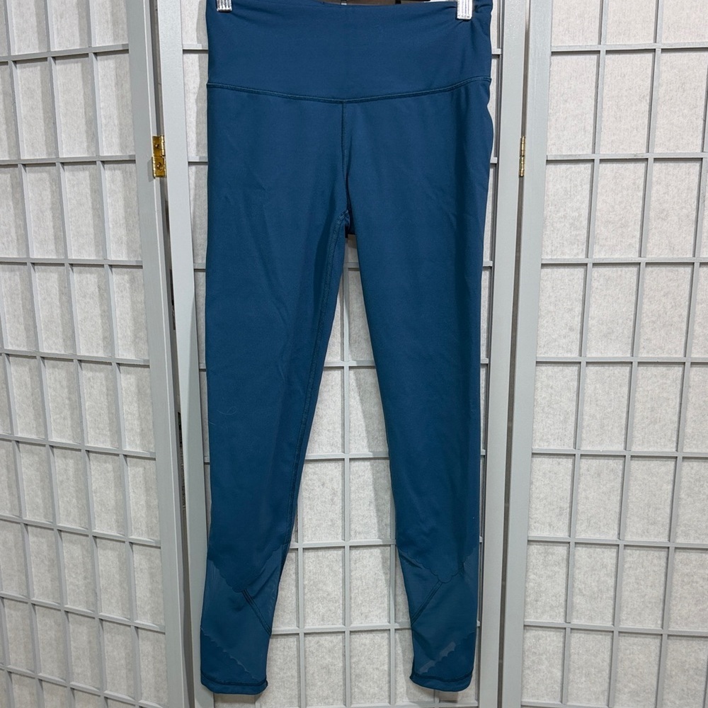 Victoria Sport Teal High-Rise Leggings, Size Small